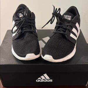 Adidas Classic Black and White Trainers